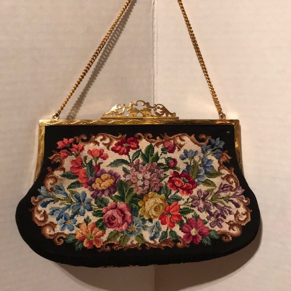 jb & co Vienna Handbags - Antique JB&Co Austria Vienna tapestry petite bag